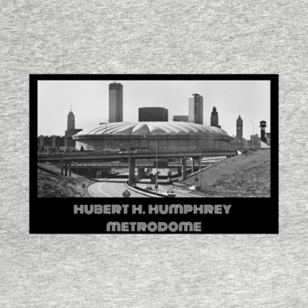 Hubert H Humphrey Metrodome- Blue by Mortimermaritin